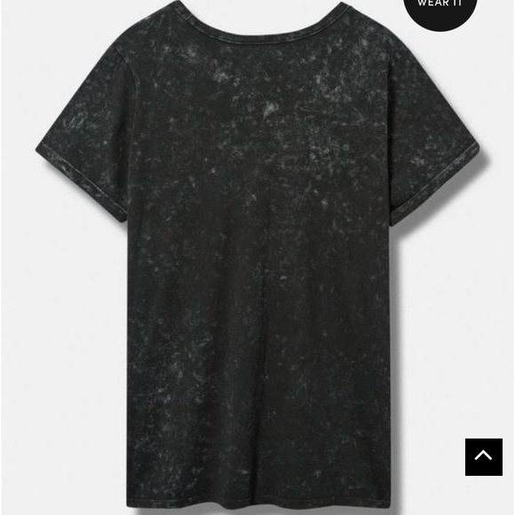 Torrid The Exorcist Relax Fit Cotton Distressed Tunic Tee Size 0 ( Large ) - Picture 4 of 4